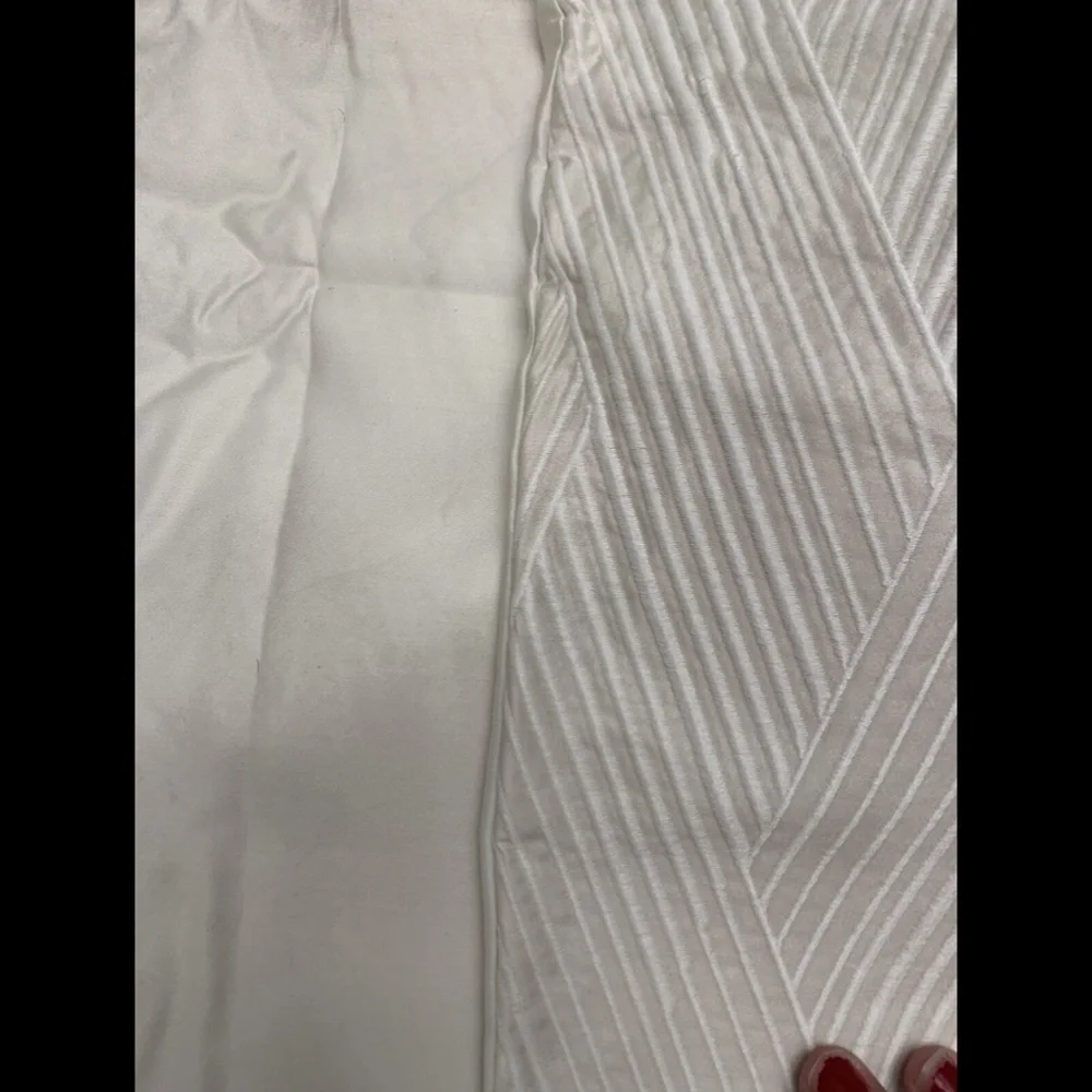 NIB Hotel Collection Lateral Cotton (2) Euro European Pillow Sham‎